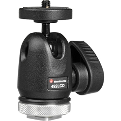 MANFROTTO MICRO BALL HEAD WITH HOTSHOE