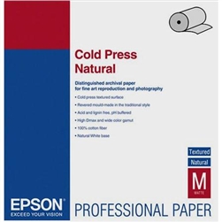 EPSON COLD PRESS NATURAL FINEART MATTE 24"X50'