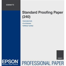 EPSON STANDARD SEMIMATTE PROOFING PAPER 17"X100' ROLL