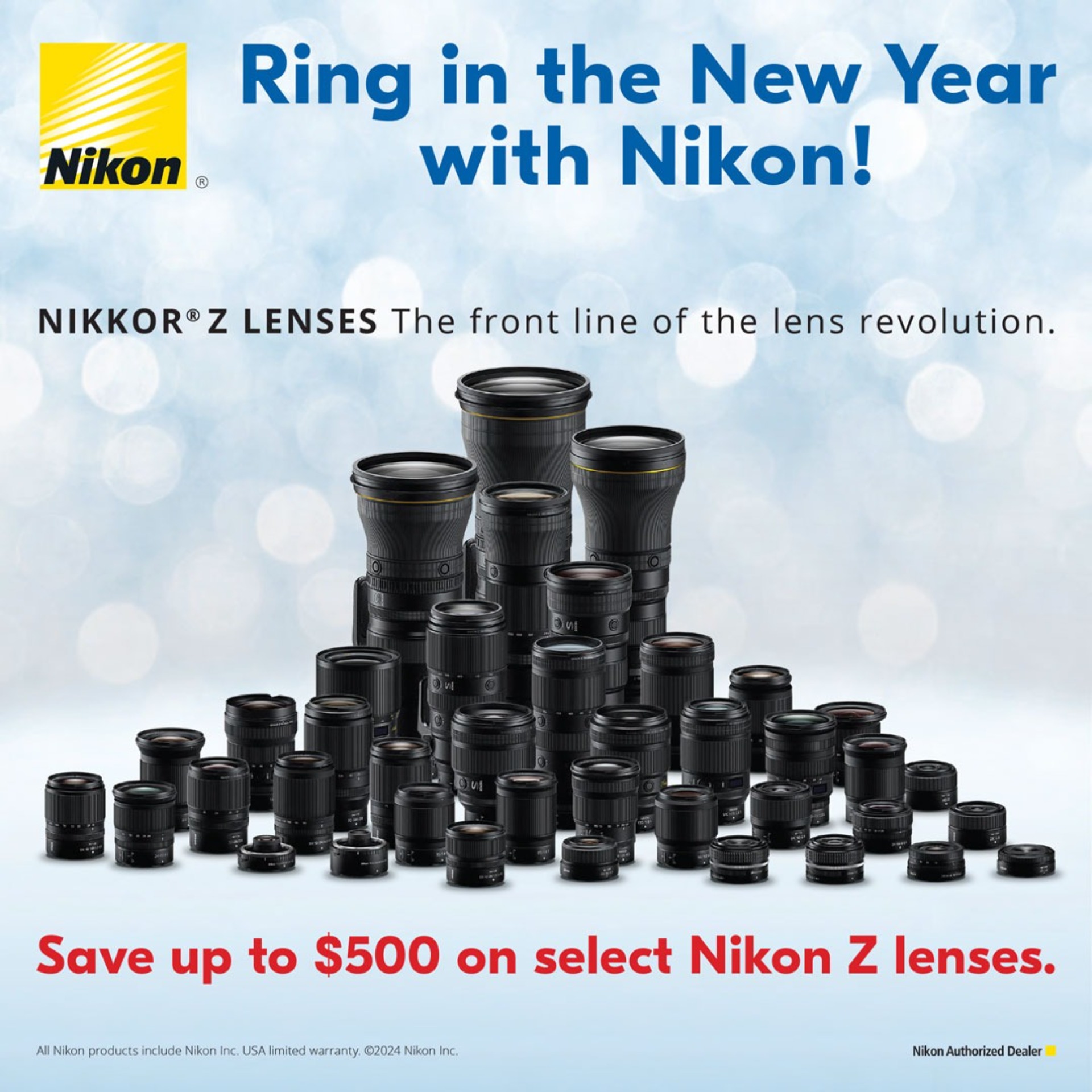 Nikon Z Lens Instant Savings!