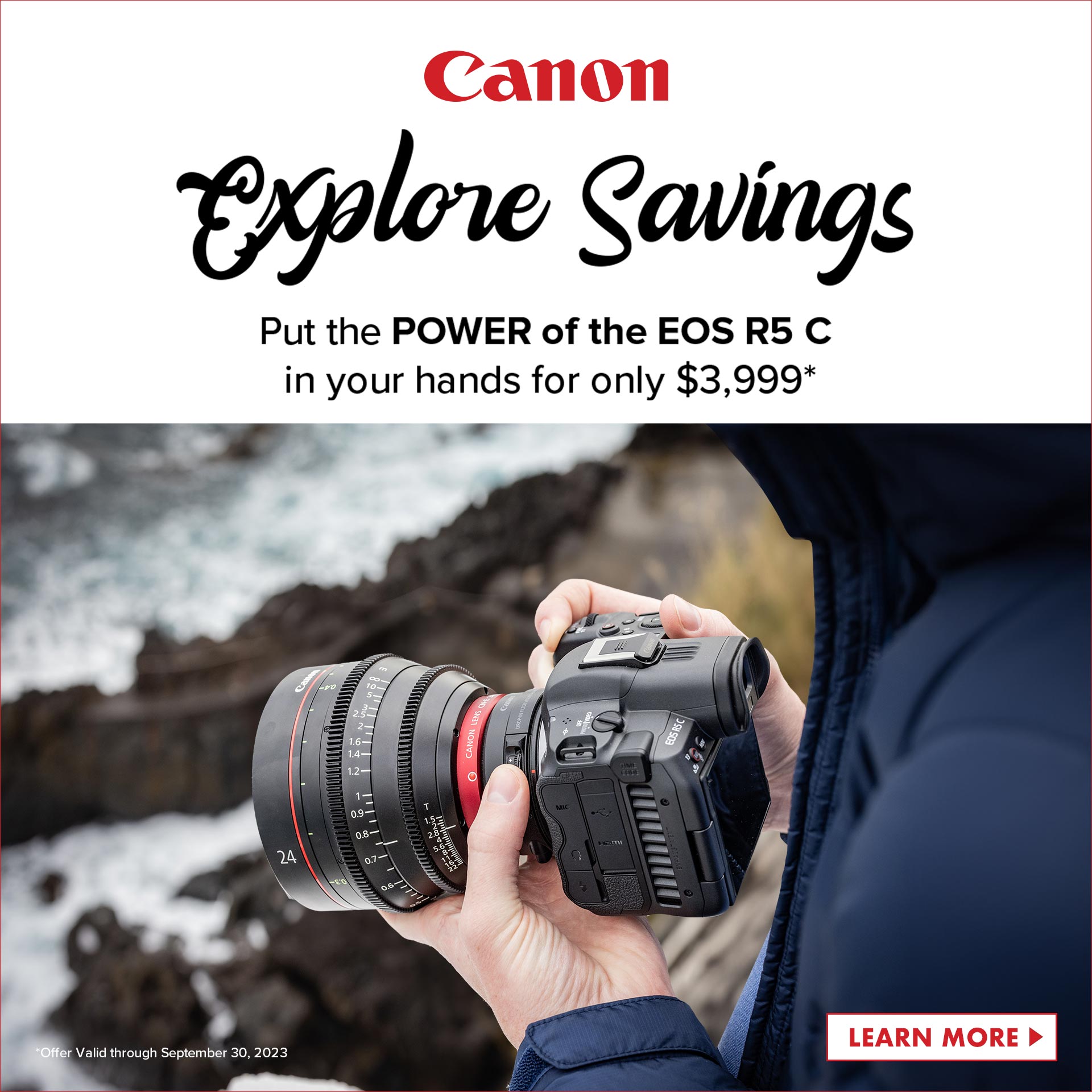 Canon R5C Savings