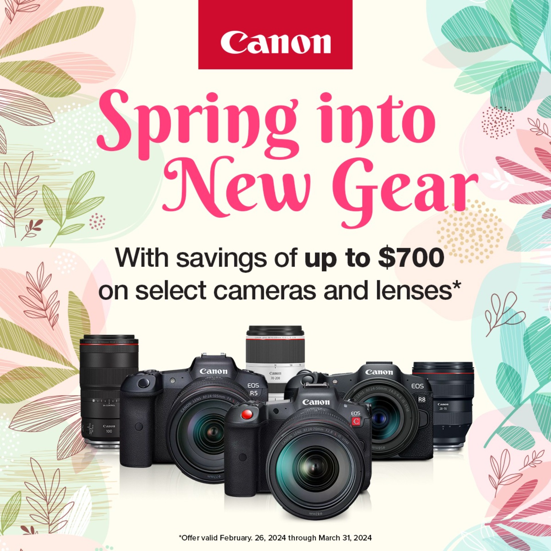 Canon - Save up to $700