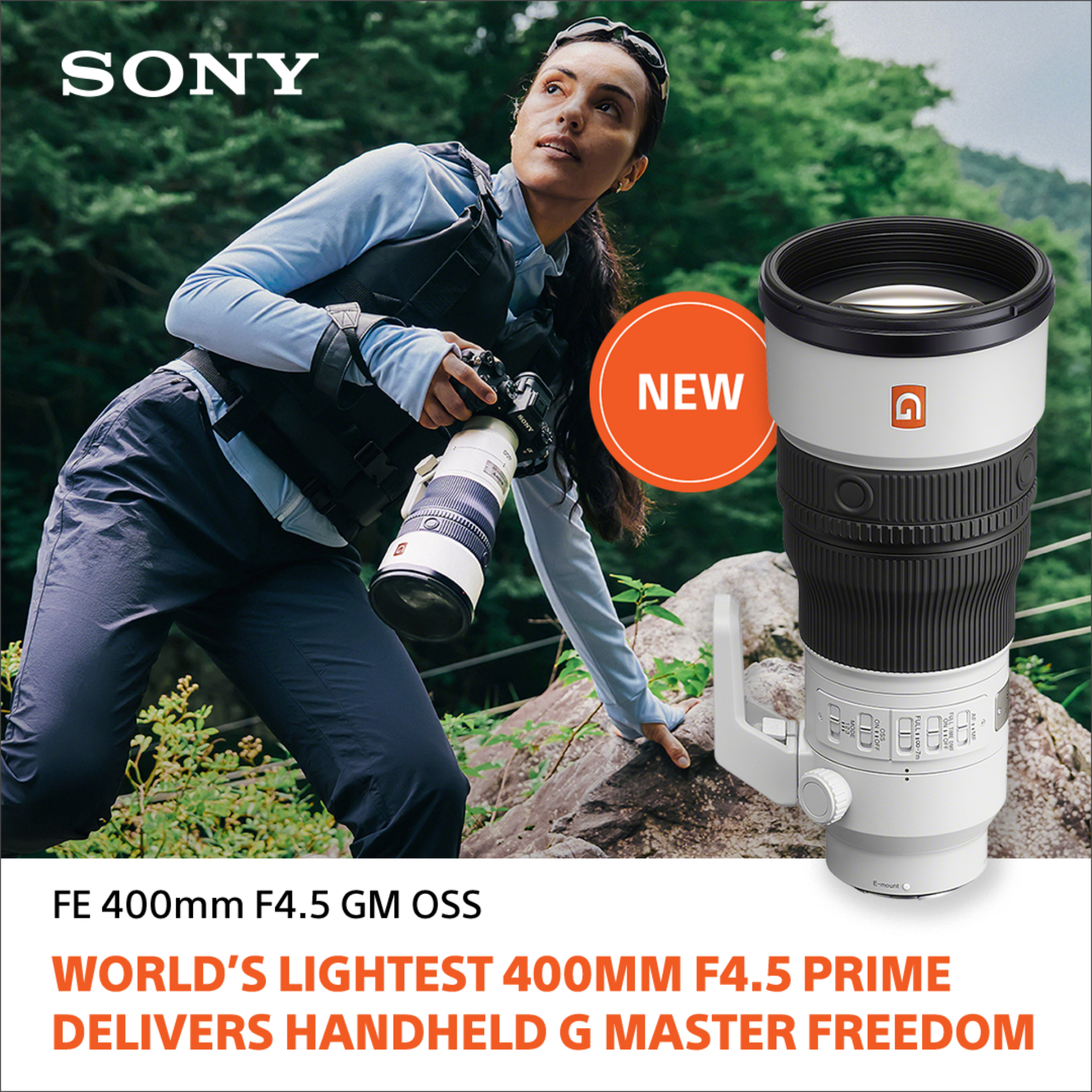 Sony FE 400mm 4.5 GM OSS - Learn More