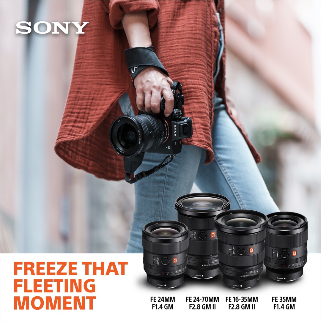 Freeze That Fleeting Moment with Sony Lenses