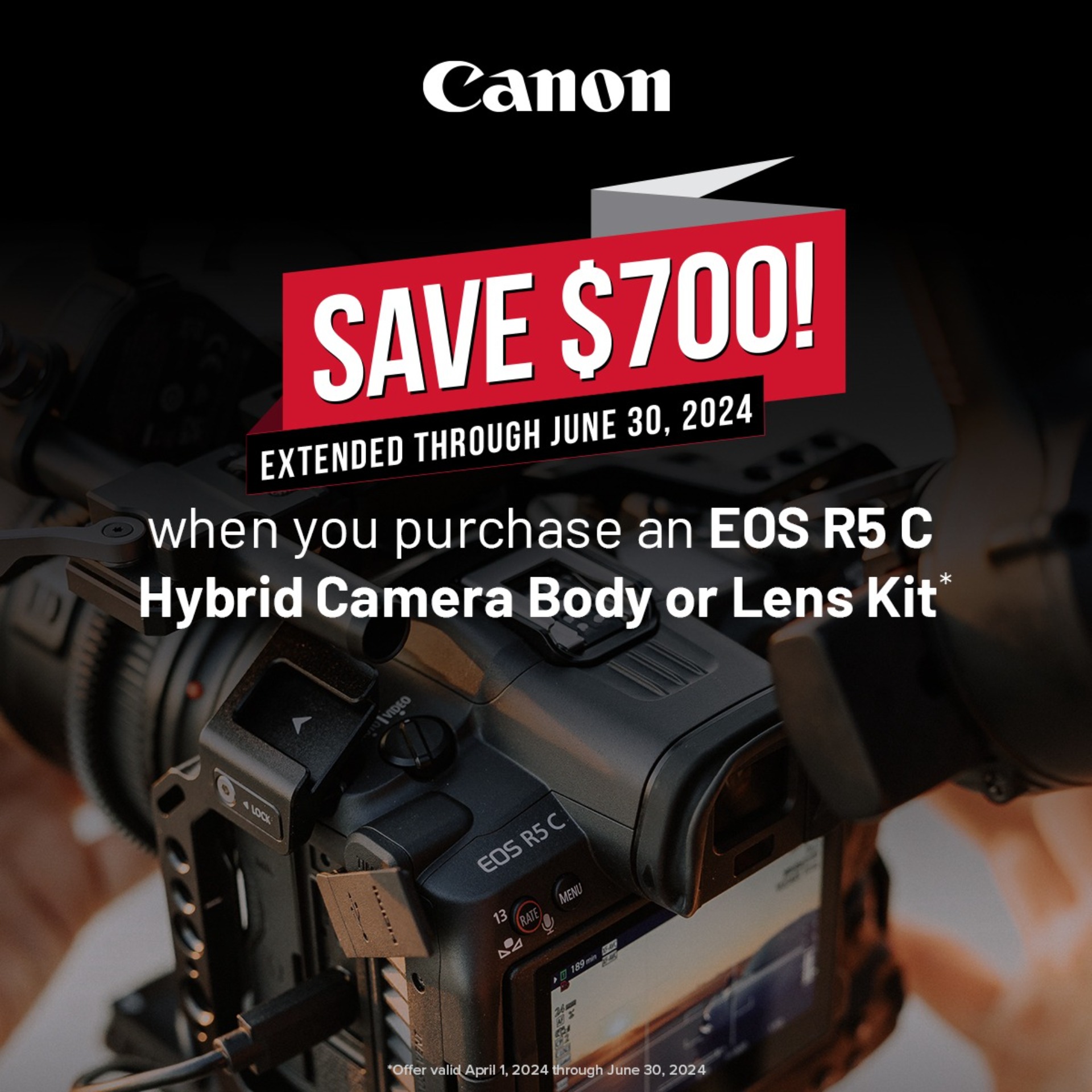 Canon R5C Promotion
