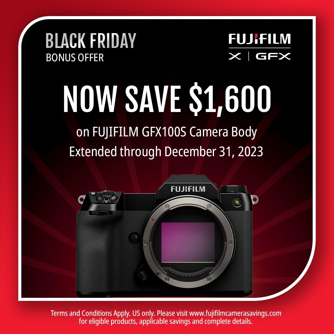 Fujifilm GFX100S Black Friday Promotion