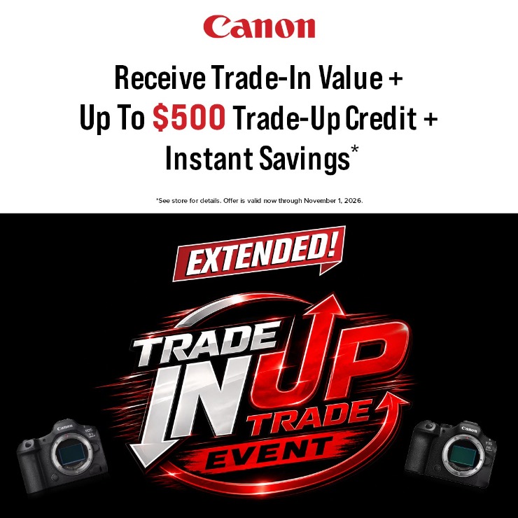 Canon Trade In Trade Up Event