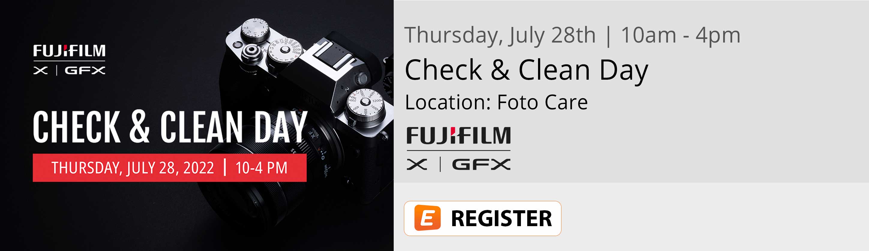 Fujifilm Check & Clean
