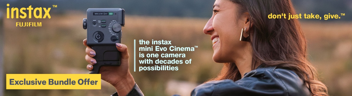 Fujifilm Instax Mini Evo Cinema. Exclusive Bundle Offer
