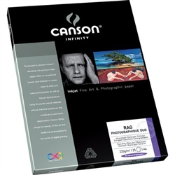 CANSON INFINITY RAG PHOTOGRAPHIQUE DUO PAPER 8.5X11" (25 SHEETS)