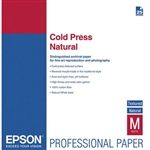 Epson COLD PRESS NATURAL COTTON RAG 13X19" (25 SHEETS)