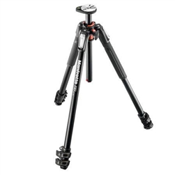 MANFROTTO 190 ALUMINUM 3-SECTION TRIPOD