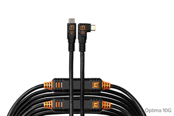 Tethertools Optima 10G USB-C 31' Right Angle Black