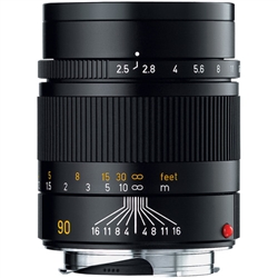 Leica SUMMARIT-M 90mm f/2.5 Black Lens