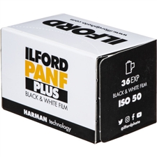 Ilford Pan F Plus B&W Negative Film (35mm Roll Film, 36 Exposures)