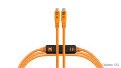 Tethertools Optima 10G USB-C 6' w/ Inline TetherBoost Orange