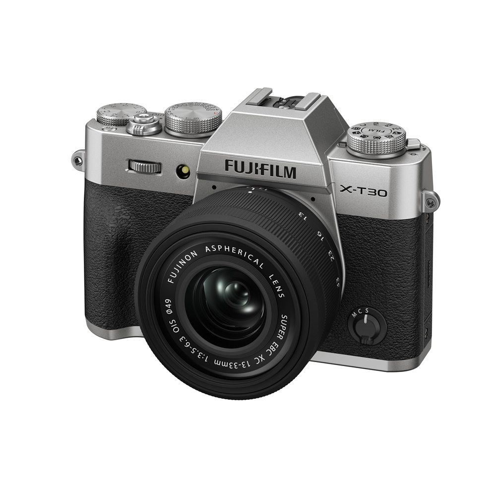 FUJIFILM X-T30 III Body w/ XC13-33mm F/3.5-6.3 OIS Lens Kit, Silver