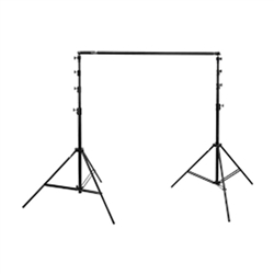 Photek Background Support System Including Stands, 12â€² 4-Section Crossbar, Bag