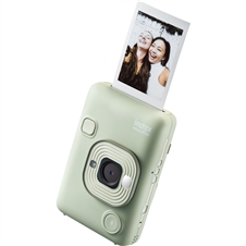 FUJIFILM Instax Mini LiPlay Hybrid Instant Camera, Matcha Green