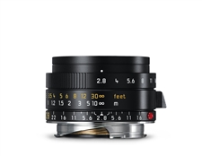 Leica Elmarit-M 28mm f/2.8 ASPH. Black Anodized Lens