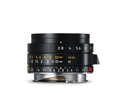 Leica Elmarit-M 28mm f/2.8 ASPH. Black Anodized Lens