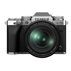 Fujifilm X-T5 Body, Silver w/ XF16-80mmF4 R OIS WR Lens