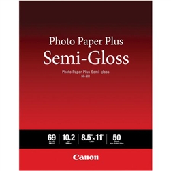 Canon PHOTO PLUS SEMIGLOSS 8.5X11" (50 SHEETS)