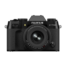 FUJIFILM X-T50, Black with XF16-50mmF2.8-4.8 R LM WR Lens Kit