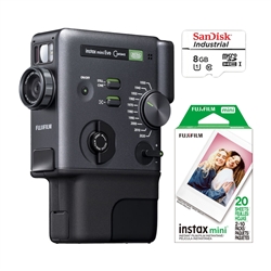 FUJIFILM Instax Mini Evo Cinema Hybrid Instant Camera Bundle