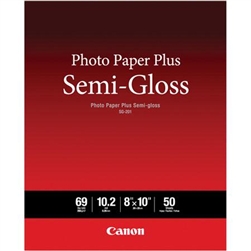Canon PHOTO PLUS SEMIGLOSS 8X10" (50 SHEETS)